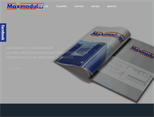 Tablet Screenshot of maxmoduler.se